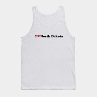 I Love North Dakota Tank Top